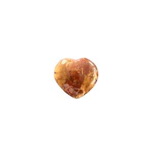 30mm Petrified Wood Heart