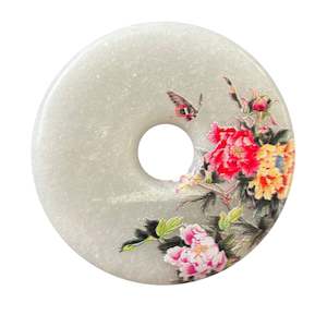 Stands: Painted Jade Donut-Flower and Butterflies with stand