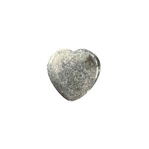 30g Black Agate Heart