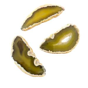 20-30g Dyed Yellow Agate Slice