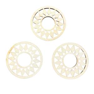 Wooden Flat Sphere Stand