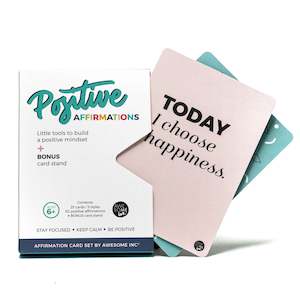 Books And Cards: Positive Affirmation Card Set (age 6+)