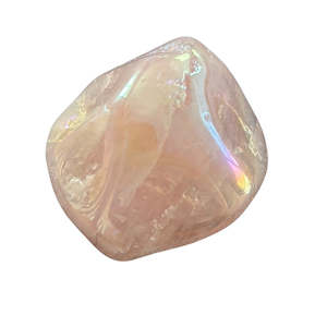 Tumbles: 93g Rose Quartz Aura Tumble