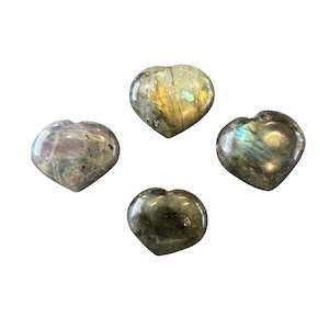 Hearts: 20-25g Labradorite Heart