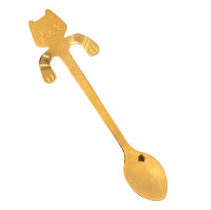 Gold Cat Spoon
