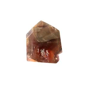 Points: 54mm Fluorite & Smokey Quartz Point