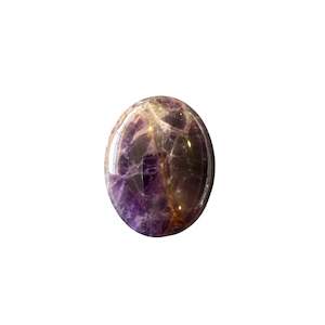 Palm Stones: 34g Amethyst Palm Stone