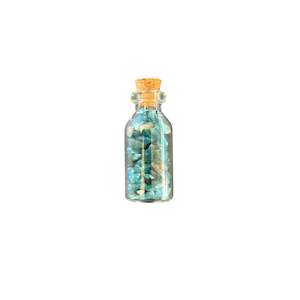 Wish Bottles: Blue Apatite 40mm wish bottle