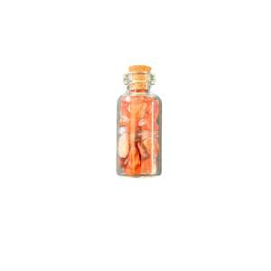 Red Agate 40mm wish bottle