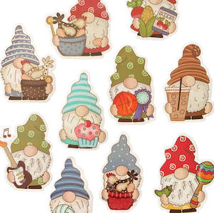 Stickers: Gnome 10pc Bag of Stickers