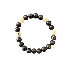 8mm Zebra Jasper Bracelet