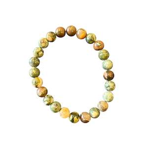 8mm Rainforest Jasper Bracelet
