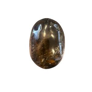 Palm Stones: 71g Smokey Quartz Palm Stone