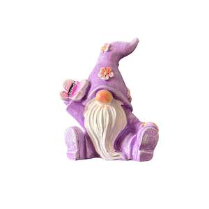 Animals: Purple Butterfly Gnome