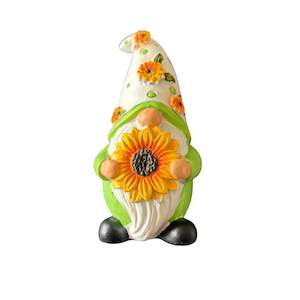Green Sunflower Gnome