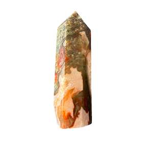 84mm Red Moss Agate Point