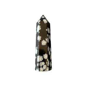 79mm Snowflake Obsidian Point