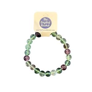Bracelets: 8mm Green Fluorite Bracelet