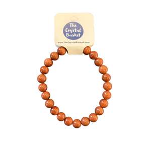 Bracelets: 8mm Goldstone Bracelet