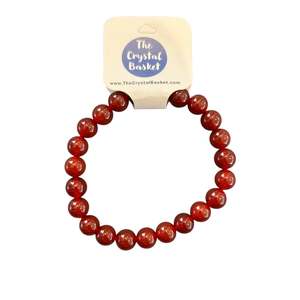 Bracelets: 8mm Carnelian Bracelet