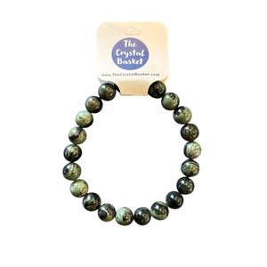 Bracelets: 8mm Kambaba Jasper Bracelet