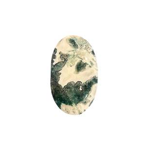 Palm Stones: 95g Moss Agate Palm Stone