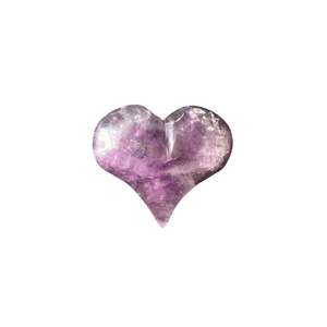 74g Fluorite Heart