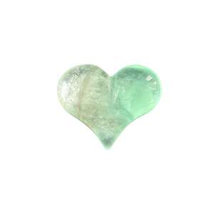 Hearts: 73g Fluorite Heart