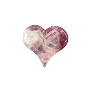 Hearts: 107g Fluorite Heart