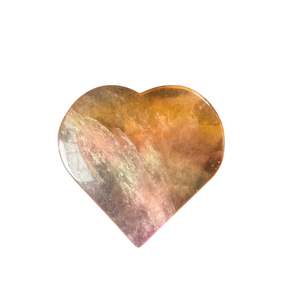 Hearts: 141g Fluorite Heart