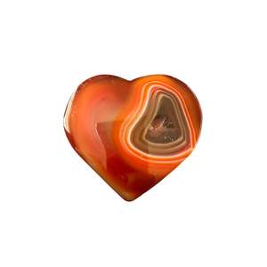 64g Red Sardonyx Heart
