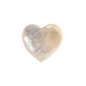 Hearts: 148g Rose Quartz Heart