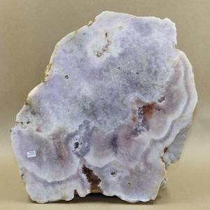 Pink Amethyst Slice on Stand