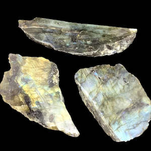 Raw: Labradorite Semi Polished