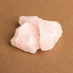 Rose Quartz pieces Raw