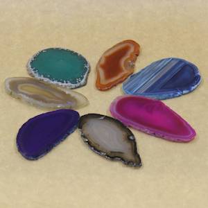 Raw: Agate Coloured Slices
