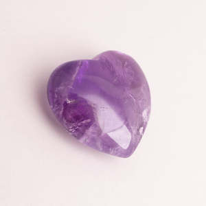 Amethyst Puff Heart