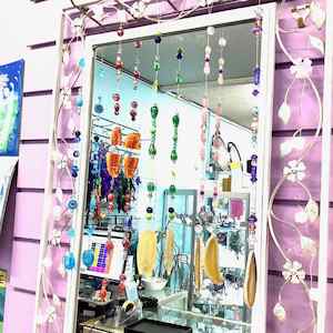 Hanging Crystals: Hanging Raw Crystals Assorted