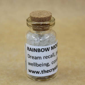 Chips And Beads: Bottle Rainbow Moonstone Chip