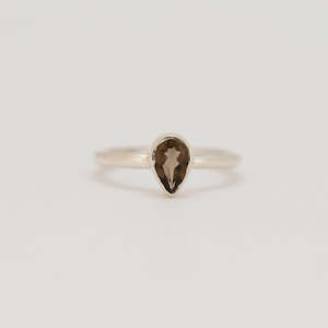 Rings: Smoky Quartz Stacker S/S Ring