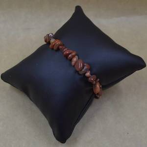 Bracelets: Red Agate Chip Bracelet