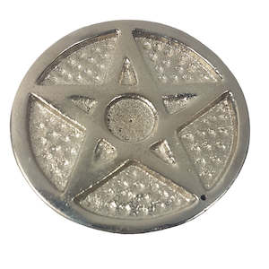 Pentacle Round Incense Holder