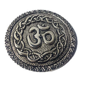 Incense Holders: Om Round Incense Holder