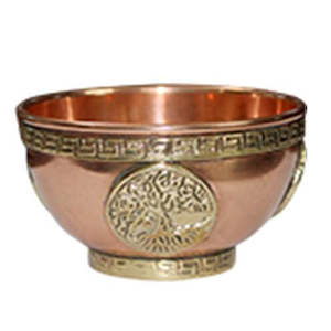 Resin Copper Bowl Tree of life