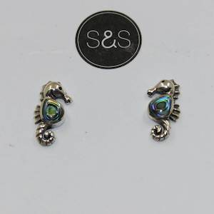 Sea Seahorse Stud Earrings
