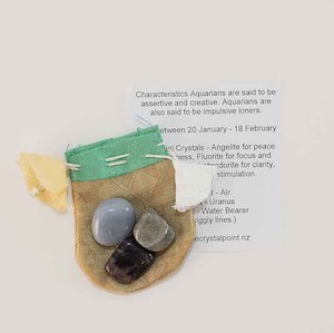 Gifts: Aquarius Zodiac Crystals