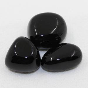 Tumbled: Black Obsidian tumbled