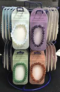 Jewellery: Gemstone Energy Bracelets Assorted