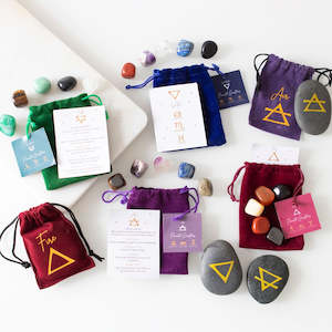 Zodiac Elemental Crystal Packs