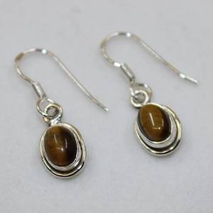 Tigers Eye Earrings S/S Assorted